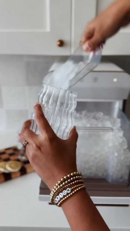 This pebble ice machine is a must have for any summer drink! Get it while it’s on sale now!

#LTKhome #LTKSeasonal #LTKsalealert