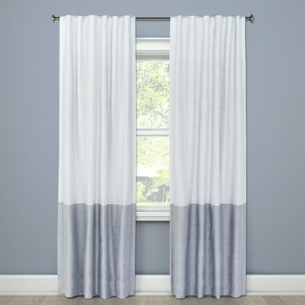 1pc Blackout Color Block Curtain Panel - Project 62™ | Target