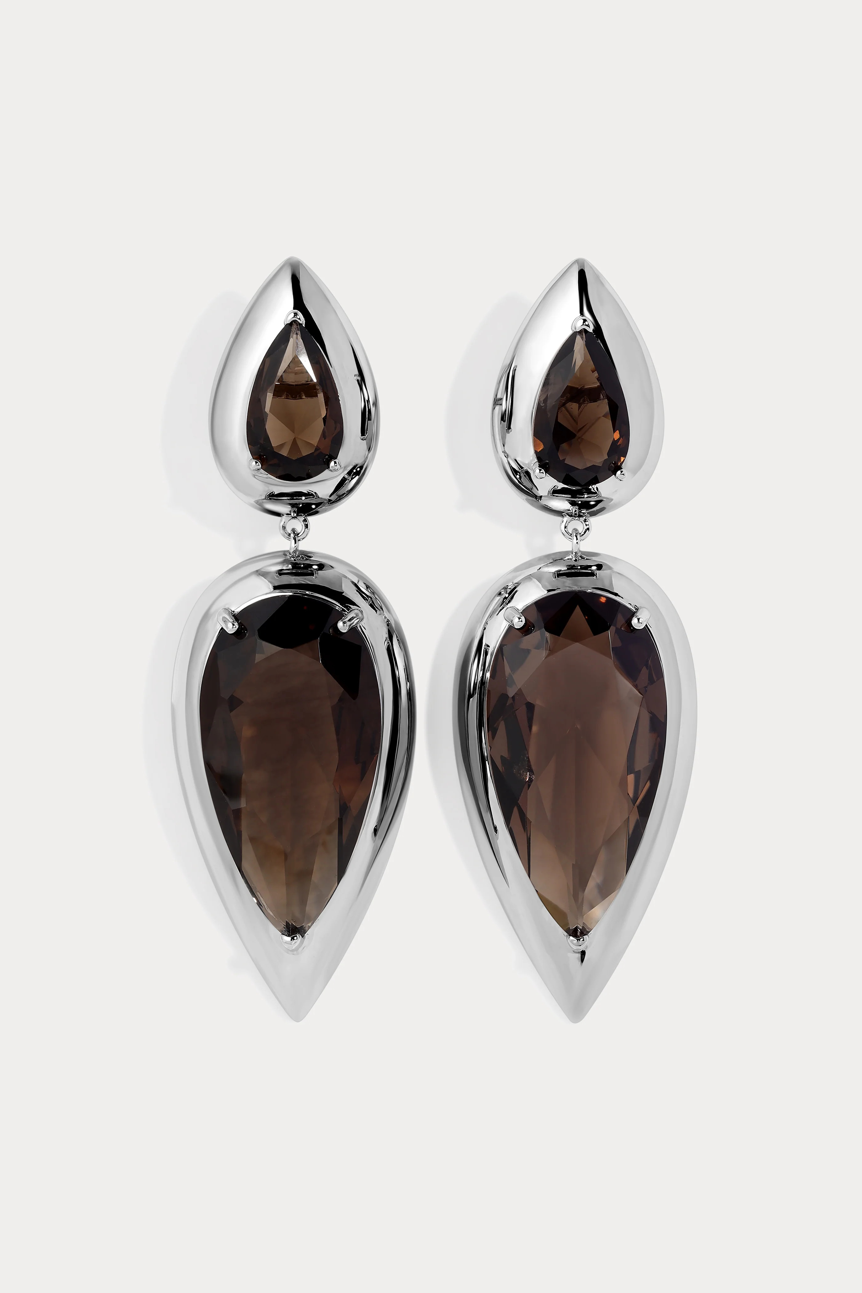 Imara Smoke Quartz Earrings | Lili Claspe