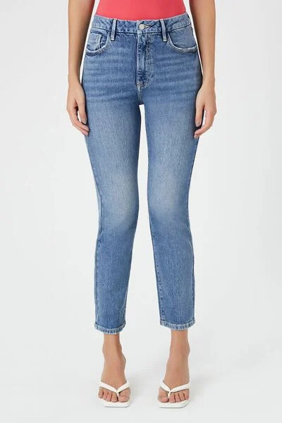 Curvy High-Rise Straight Jeans | Forever 21 (US)