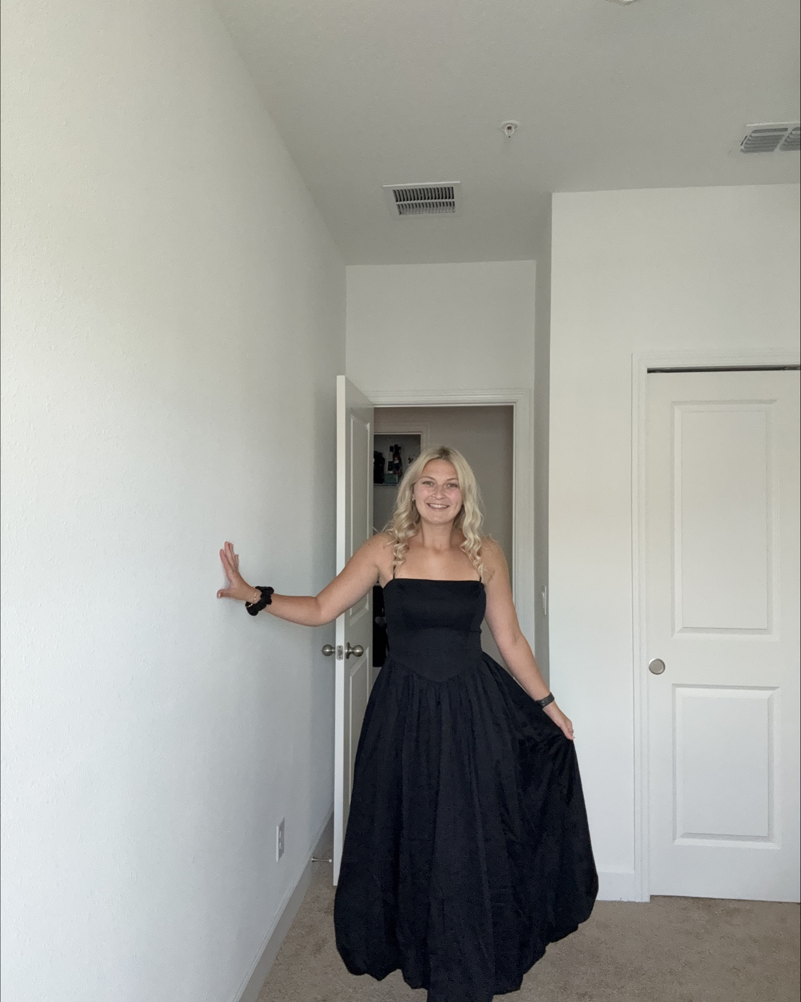 Black bubble maxi dress! So light and comfortable but flattering!

#LTKStyleTip #LTKFindsUnder100