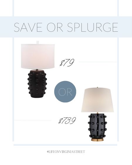 Loving both the save and splurge version of this black hobnail lamp! We have the splurge version of the lamp in white and the quality is exceptional! Get the look for less with the save option.
.
#ltkhome #ltksalealert #ltkunder100 #ltkstyletip #ltkseasonal

#LTKsalealert #LTKunder100 #LTKhome