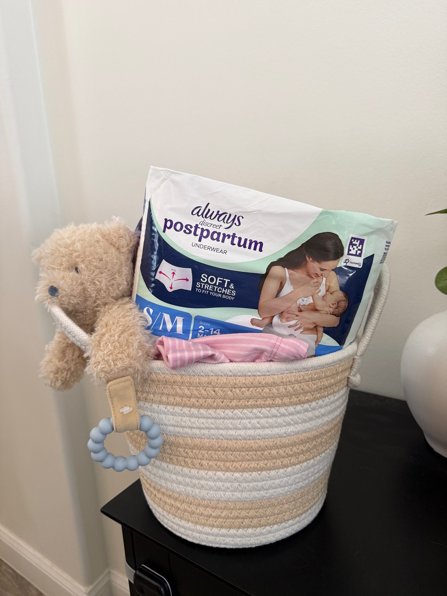 #ad #AlwaysDiscreet_Partner
 Postpartum basket for new moms! #TargetPartner @Target @alwaysdiscreet