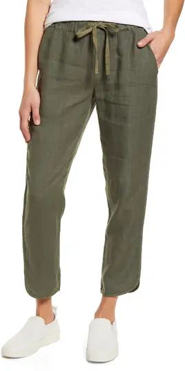 Track Style Linen Pants | Nordstrom