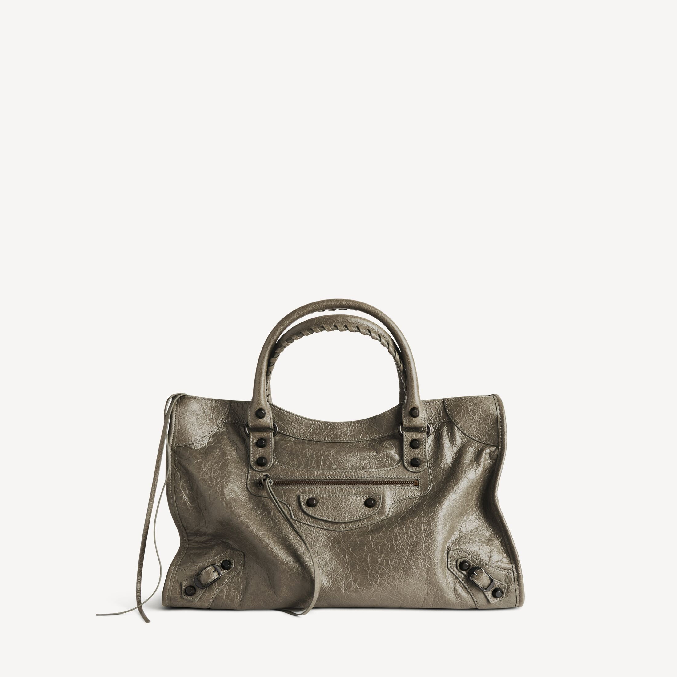 Women's Le City Bag Medium in Army Green | Balenciaga US | Balenciaga