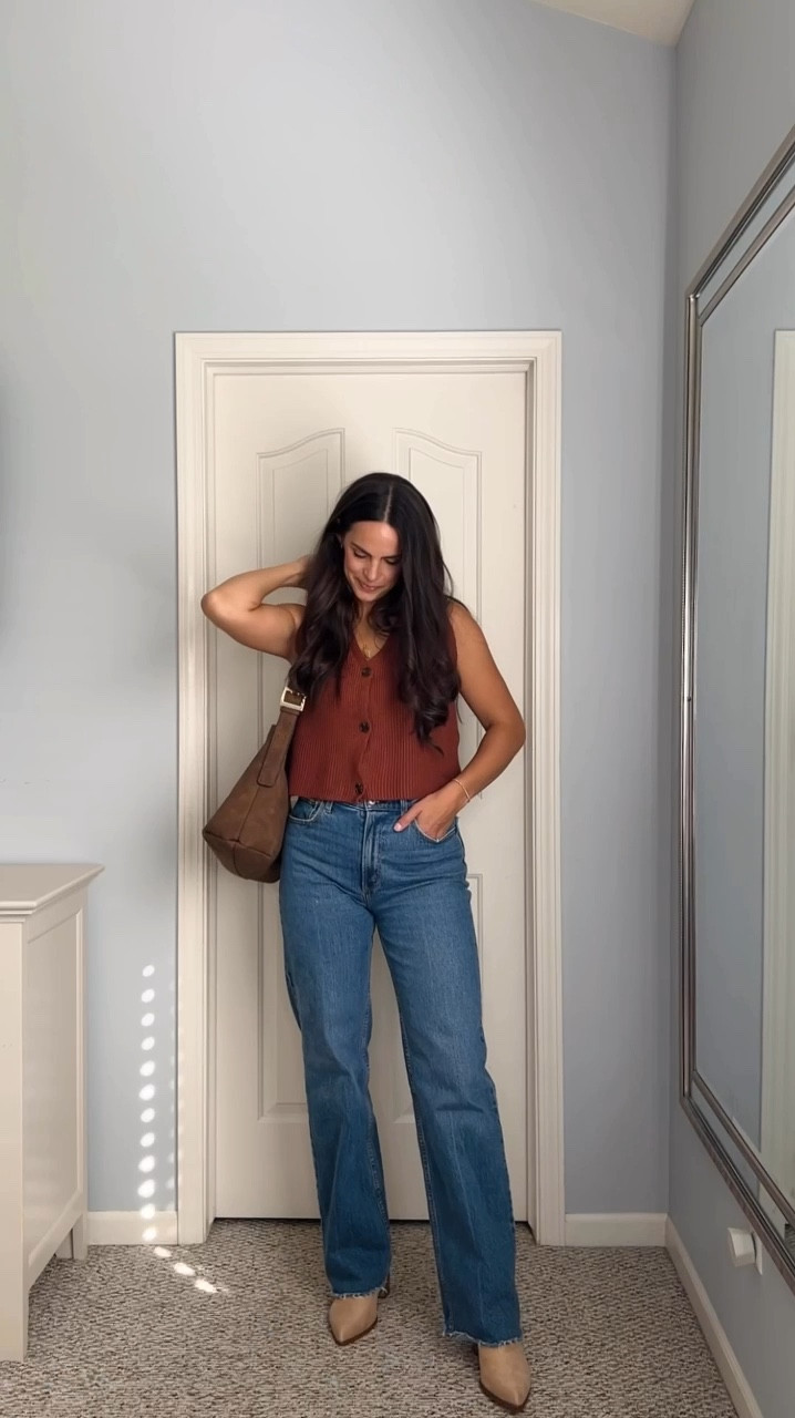 3 easy fall outfits - mostly amazon! 

Fall sweaters / sweater vests / 90s jeans / high rise jeans / relaxed jeans / straight leg jeans / casual outfits / mom outfits / Amazon outfits / neutral outfits / casual outfits / affordable outfits / Outfit Ideas | everyday outfits / Easy Outfits | Casual OOTD | fall aesthetic / fall style / neutral outfits / neutrals girl / neutral girlies / amazon fall outfits / fall outfit ideas / 
Thank you korebow official for gifting me these tops! 

#LTKFindsUnder100 #LTKStyleTip #LTKVideo