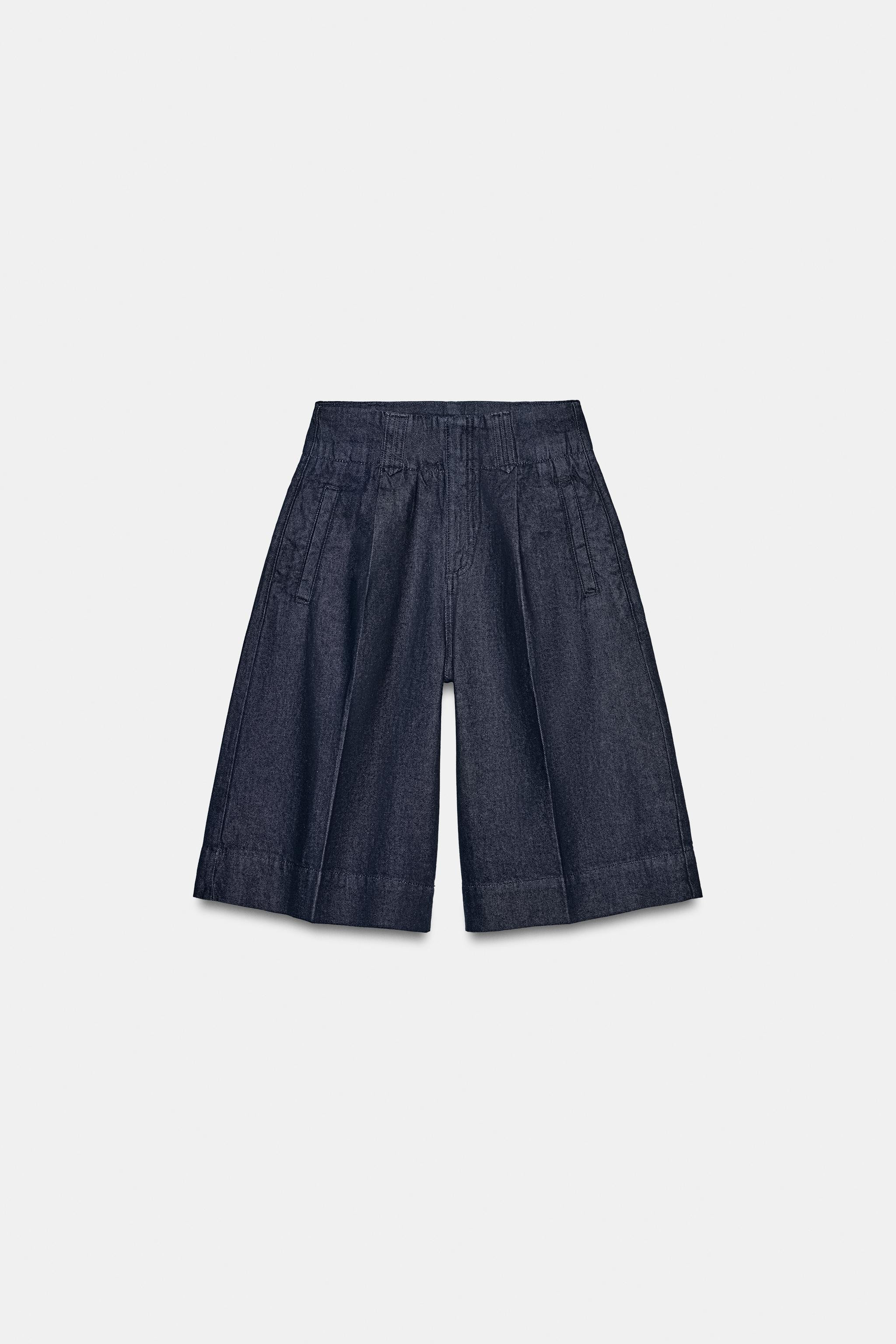 LONG BERMUDA SHORTS WITH DARTS | Zara UK