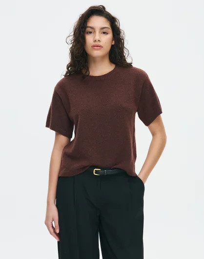 Relaxed Knit T-Shirt | Glassons (Australia)