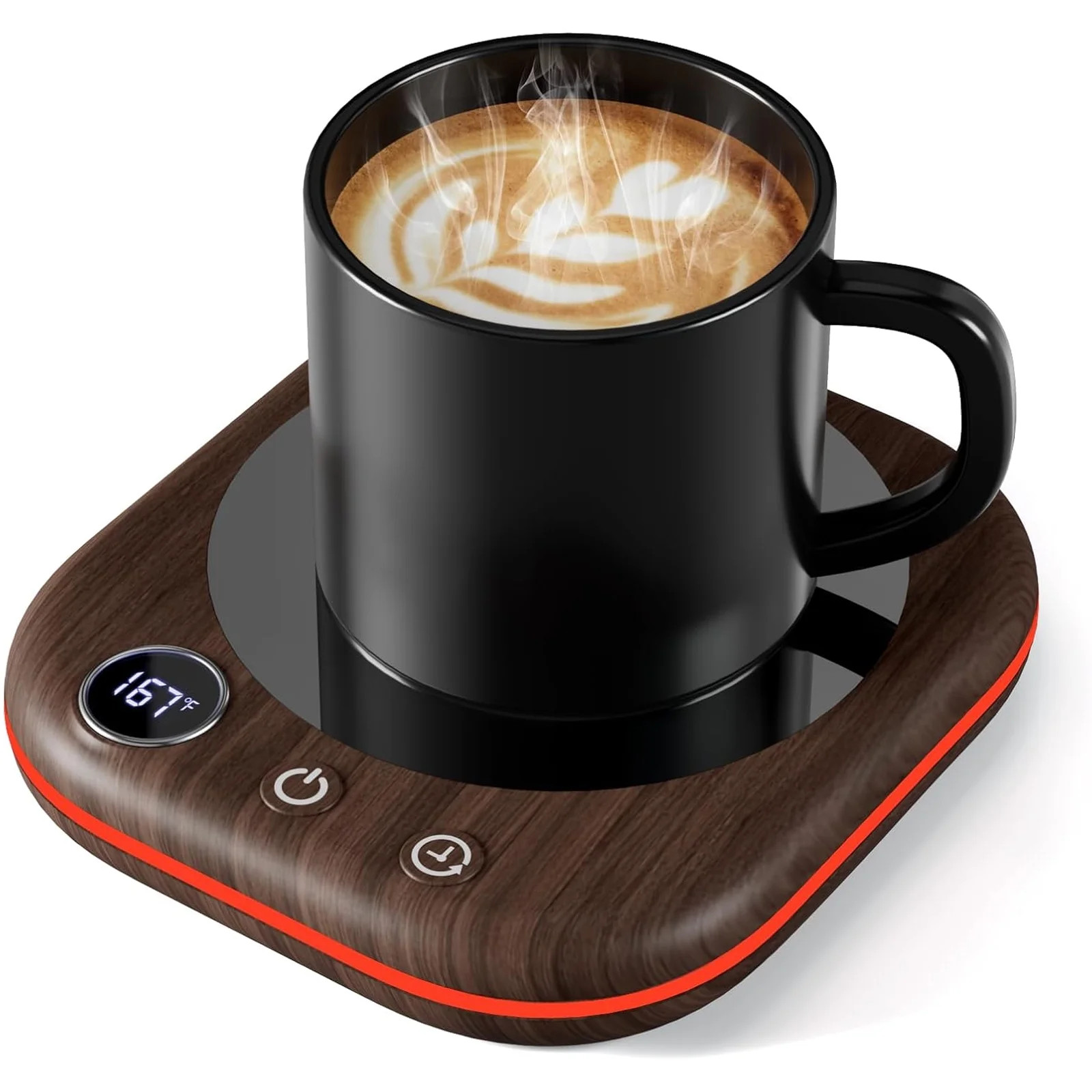 Mug Warmer,40W Coffee Mug Warmer for Desk with Temperature Display, 4 H Auto Shut Off, 3 Temp Set... | Walmart (US)