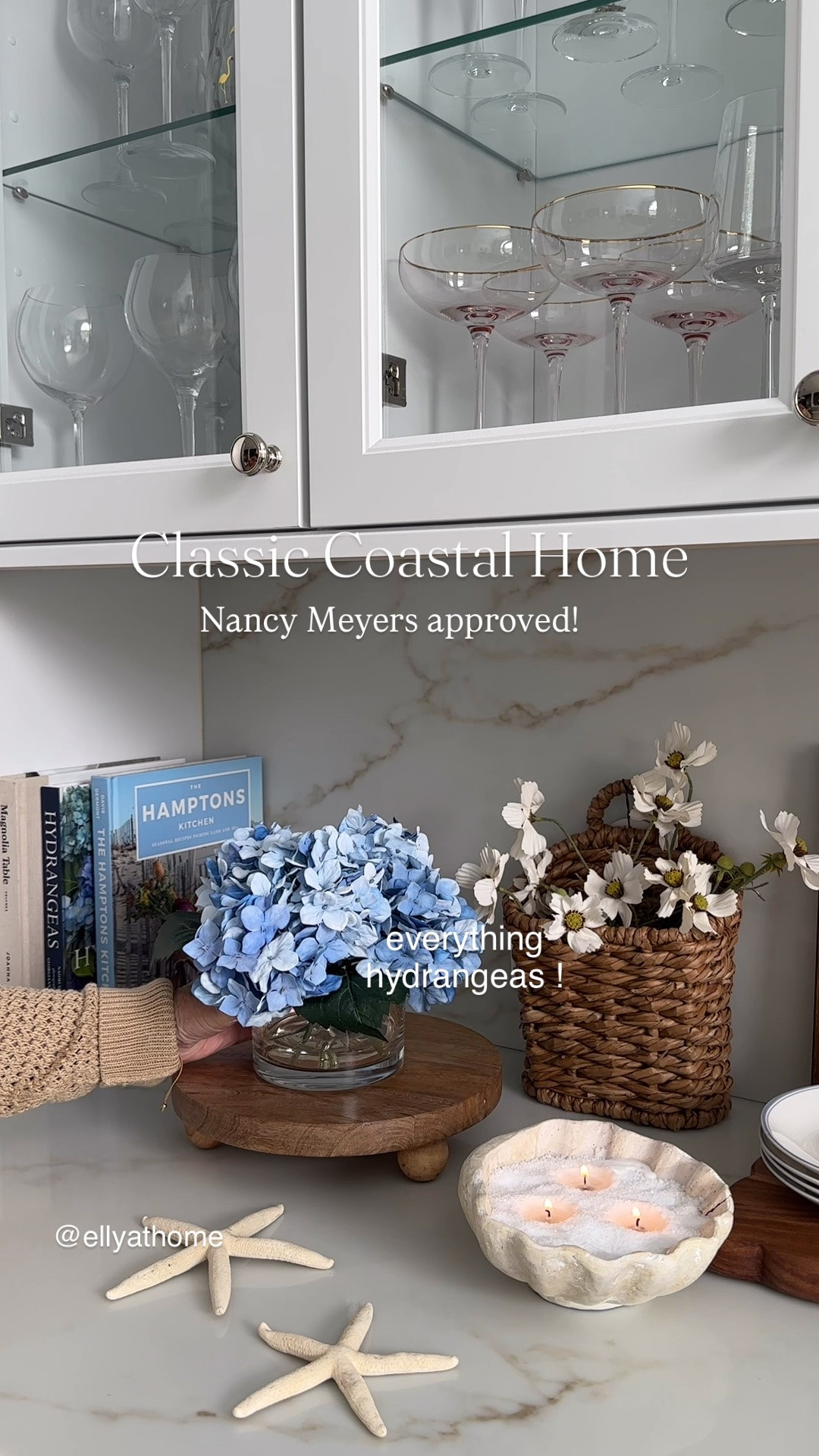 coastal home decor styling! Shop new rattan candle, shell candle, hurricane votive candleholder on sale, hanging basket, coastal artwork, plates, vases, hydrangeas arrangement, wood riser, scallop shade lamp, wineglasses, favorite books, florals, and more coastal decor. Pottery Barn, Amazon home, Target

#LTKHome #LTKSaleAlert