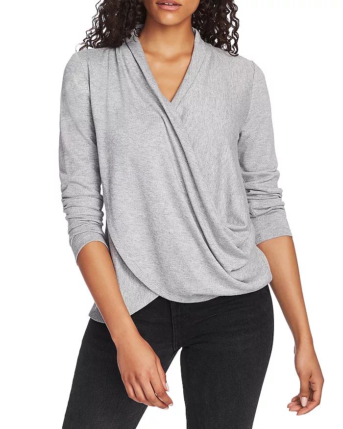 Cross Front Knit Top | Bloomingdale's (US)