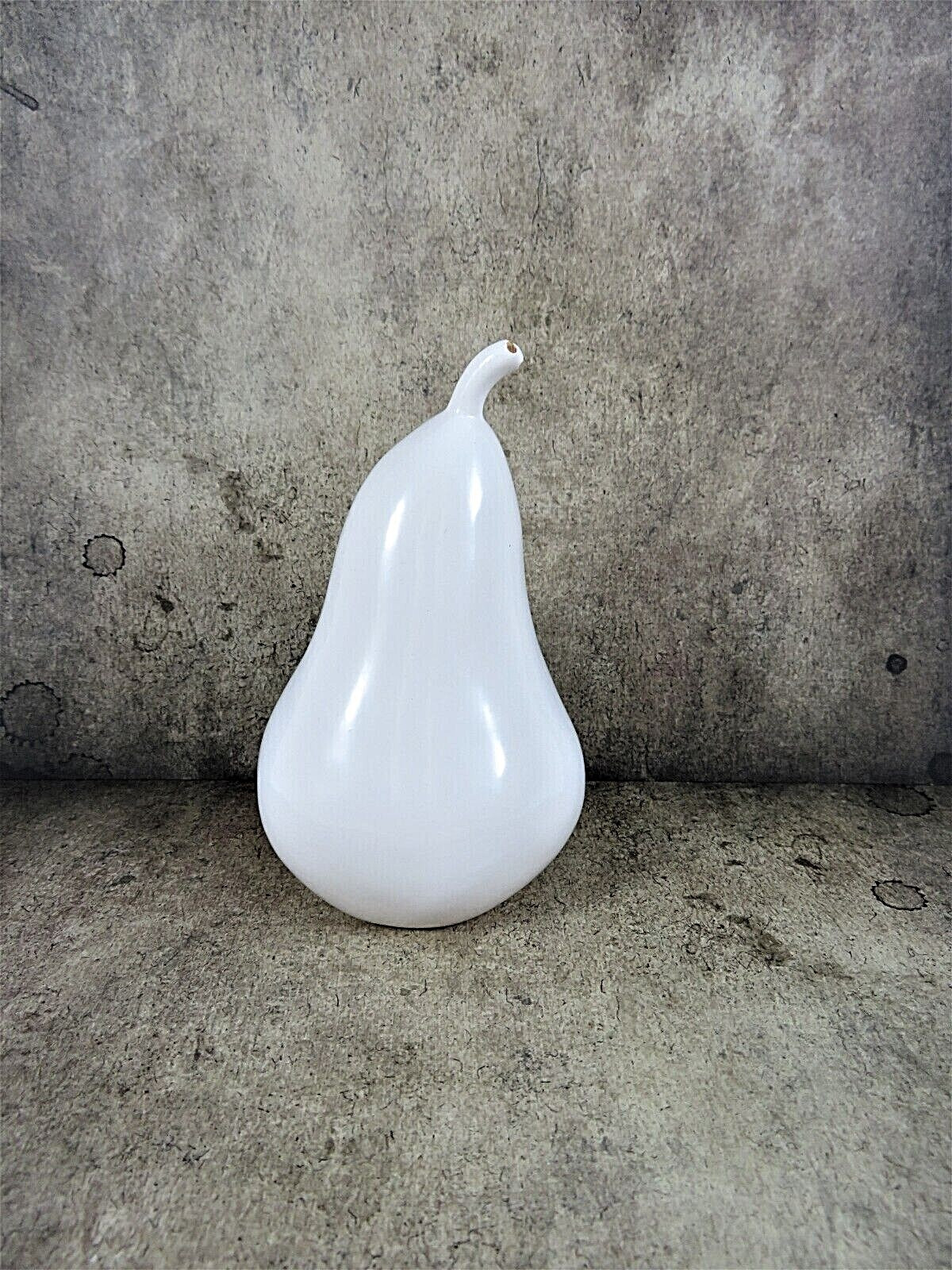 Pier 1 White Hollow Ceramic Pear 5 Inches High Life Size Shiny Finish Home Décor | eBay US