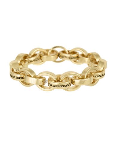 Goldtone Stretch Link Bracelet | Lord & Taylor