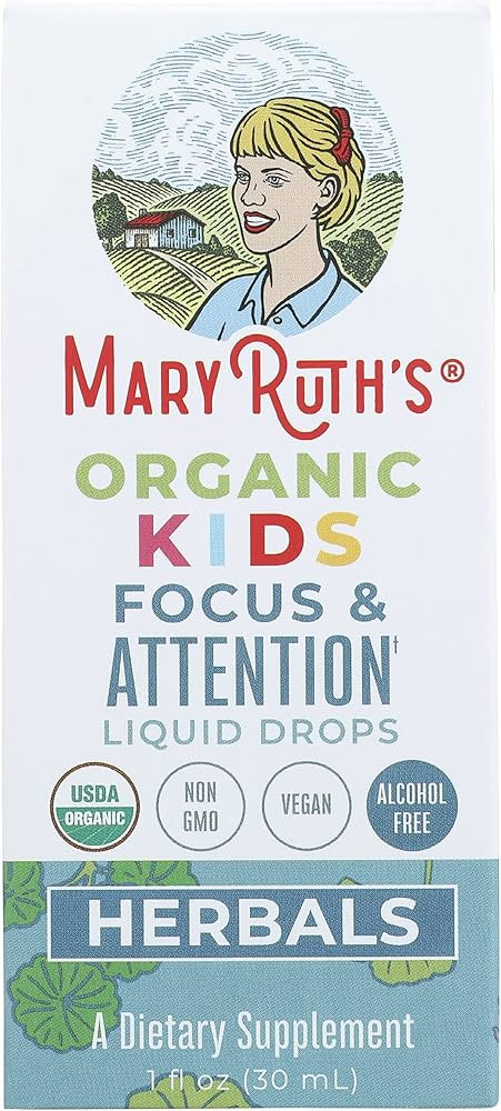 Mary Ruth's Organic Kids Focus & Attention Drops, 1 FZ | Amazon (US)