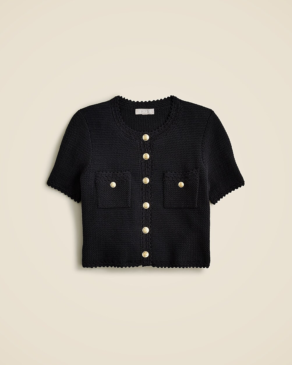 Short-sleeve sweater lady jacket | J. Crew US