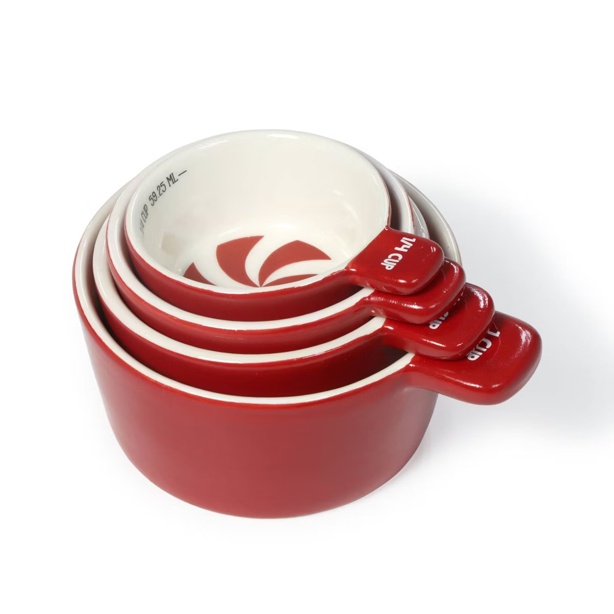 Ceramic Measuring Cups Red - Bullseye's Playground™ | Target