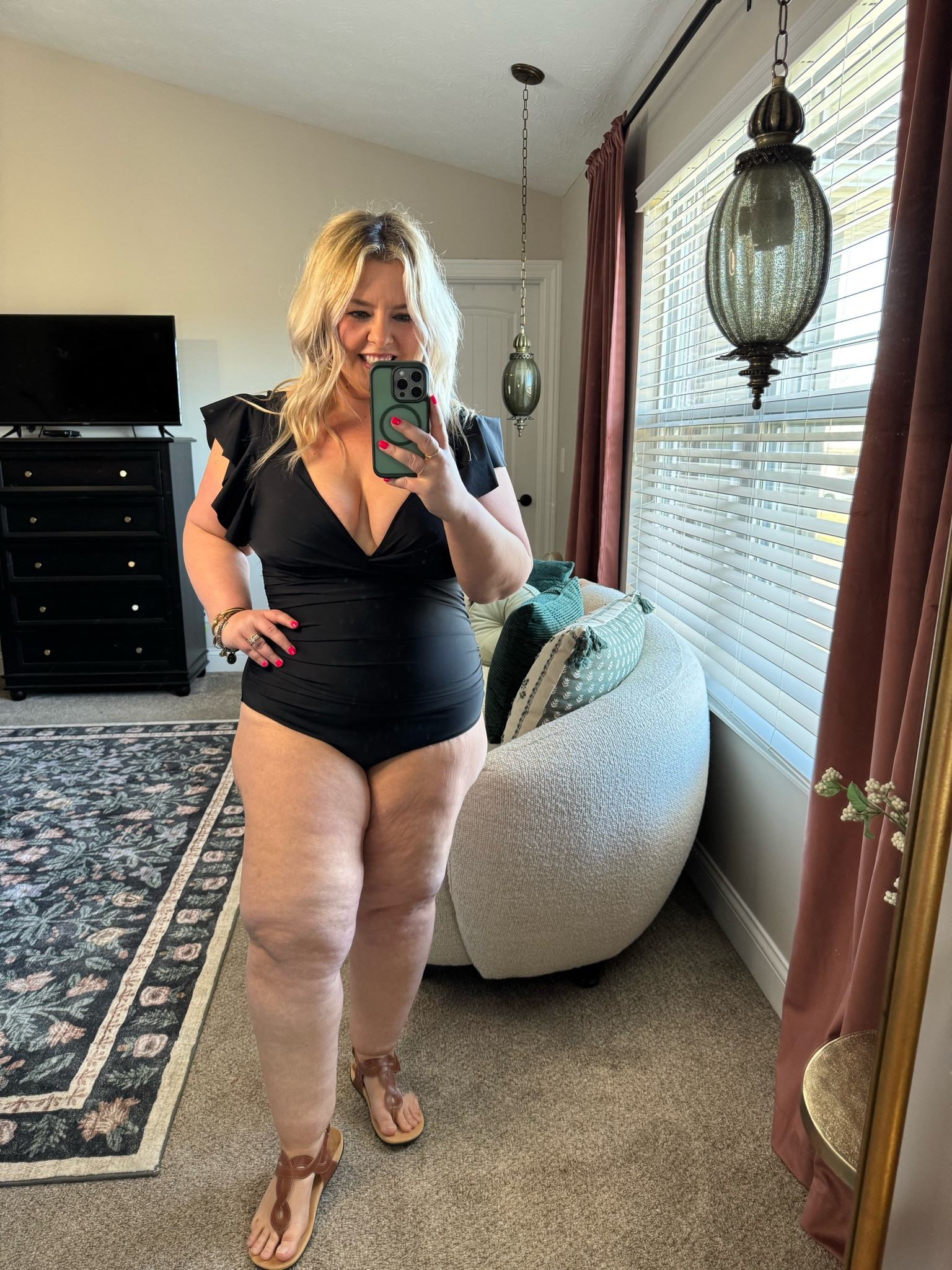 Size inclusive, affordable, HONEST Amazon bathing suit & cover up haul part 4! For reference, I’m size 16, wearing an XL.

MY TOP SUIT OF THE YEAR! Comes in so many colors, I got several! Full backside coverage, amazing support up top, fun flutter sleeve, incredible tummy control!


#LTKPlusSize #LTKSwim #LTKFindsUnder50