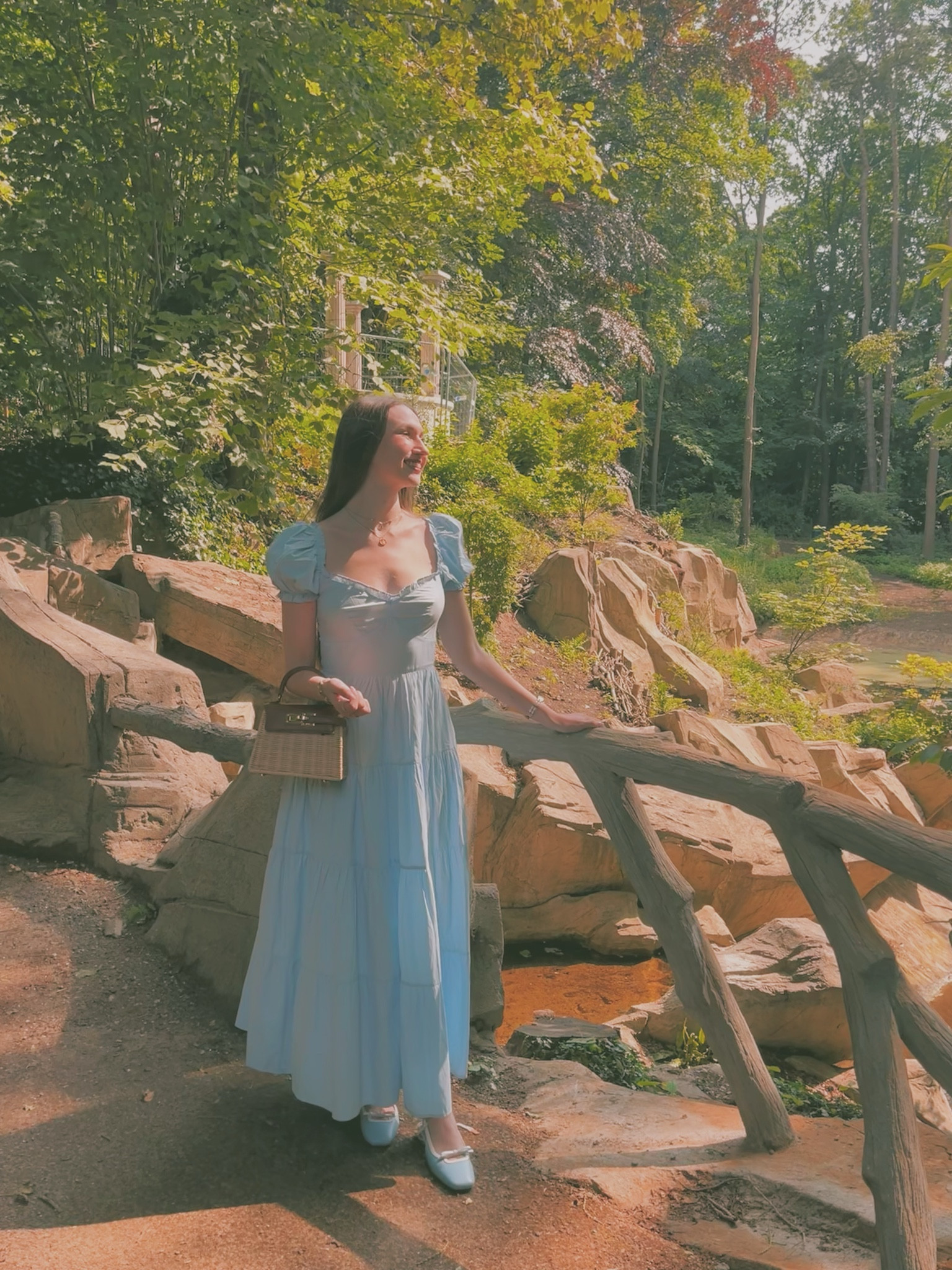 Blue milkmaid dress
Rattan bag

Cottagecore style
Cottagecore outfit 
Summer outfit
Summer outfit inspo

#LTKStyleTip #LTKSeasonal