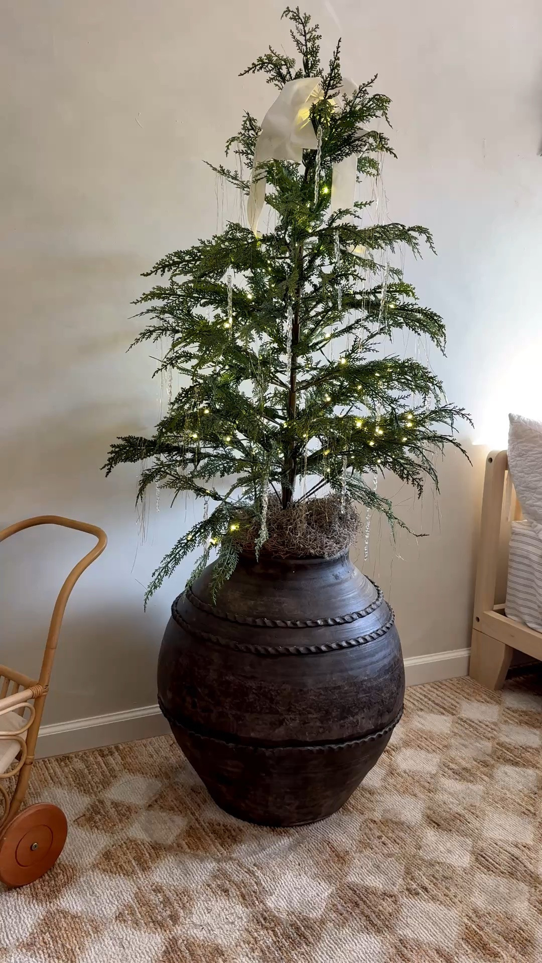 The viral twinkle small tree is back in stock! My Texas house tree. Walmart twinkle tree. I put mine in a larger vase with moss to elevate the look in my daughter’s bedroom! I also love to use this on my front covered porch in my planters.

#LTKHome #LTKSeasonal #LTKMidsize