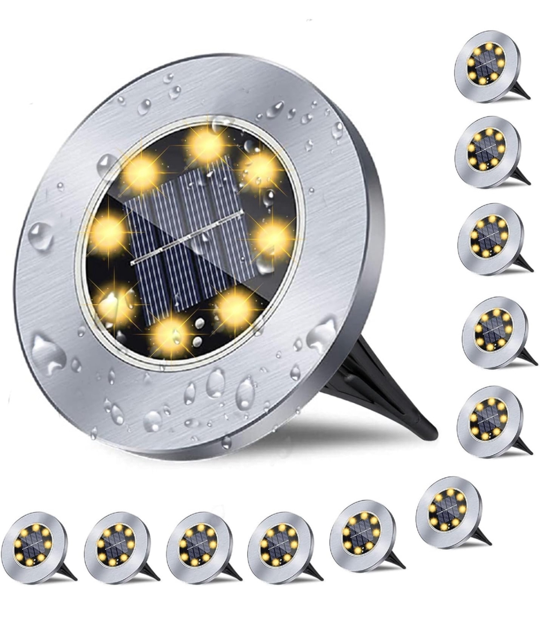 My solar pathway lights. 
I have these in the front and back yard. 
You can also get replacement stakes. 


#LTKfindsunder50 #LTKSeasonal #LTKhome