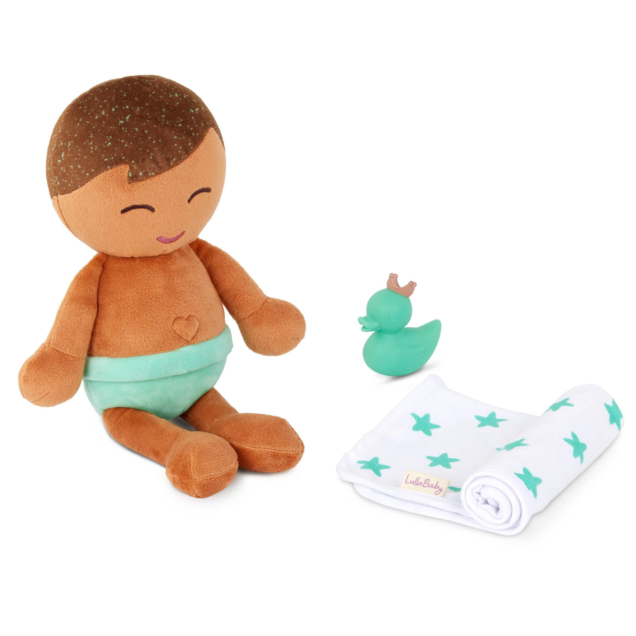 Lullababy – 14-inch Bath Baby Doll Boy – Light-Brown Hair – Soft Plush Body for Real Water ... | Amazon (US)