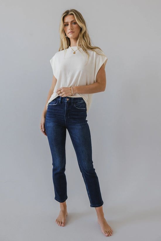 Maria Slim Straight Leg Jeans | Bohme