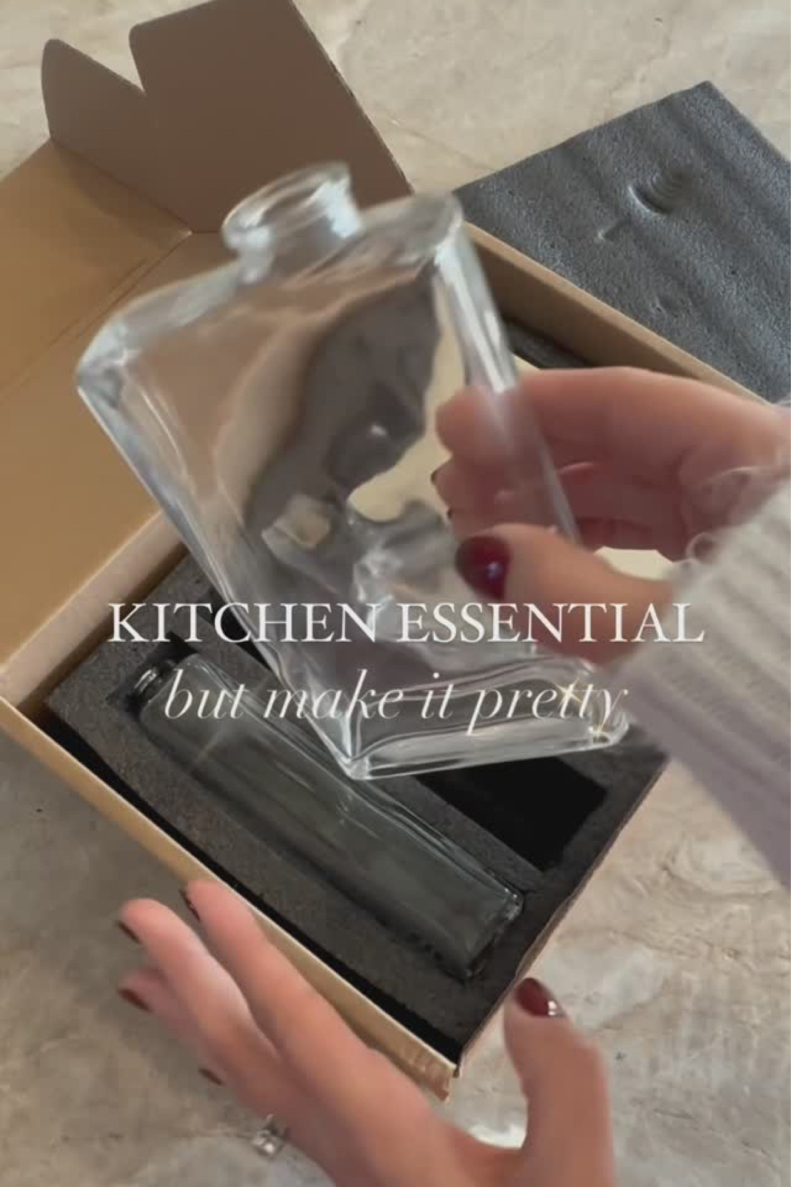 Absolutely love these ! Not only do they look great ( love the modern square bottle shape ) but they are also functional ! win win for me ! 😍
#amazonfinds #amazondeals #blackfridaysale #blackfriday2024 #cybermondaysale 
#kitchenware #glassware #kitcheninspiration #kitchendecor #kitchenset #kitchengoals #kitcheninspo #cookingathome #amazonfinds #amazonhome #molimoli #oilandvinegarbottle #kitchengadgets #homedecor #oildispenser

Comment SHOP below to receive a DM with the link to shop this post on my LTK ⬇ https://liketk.it/4WGW2