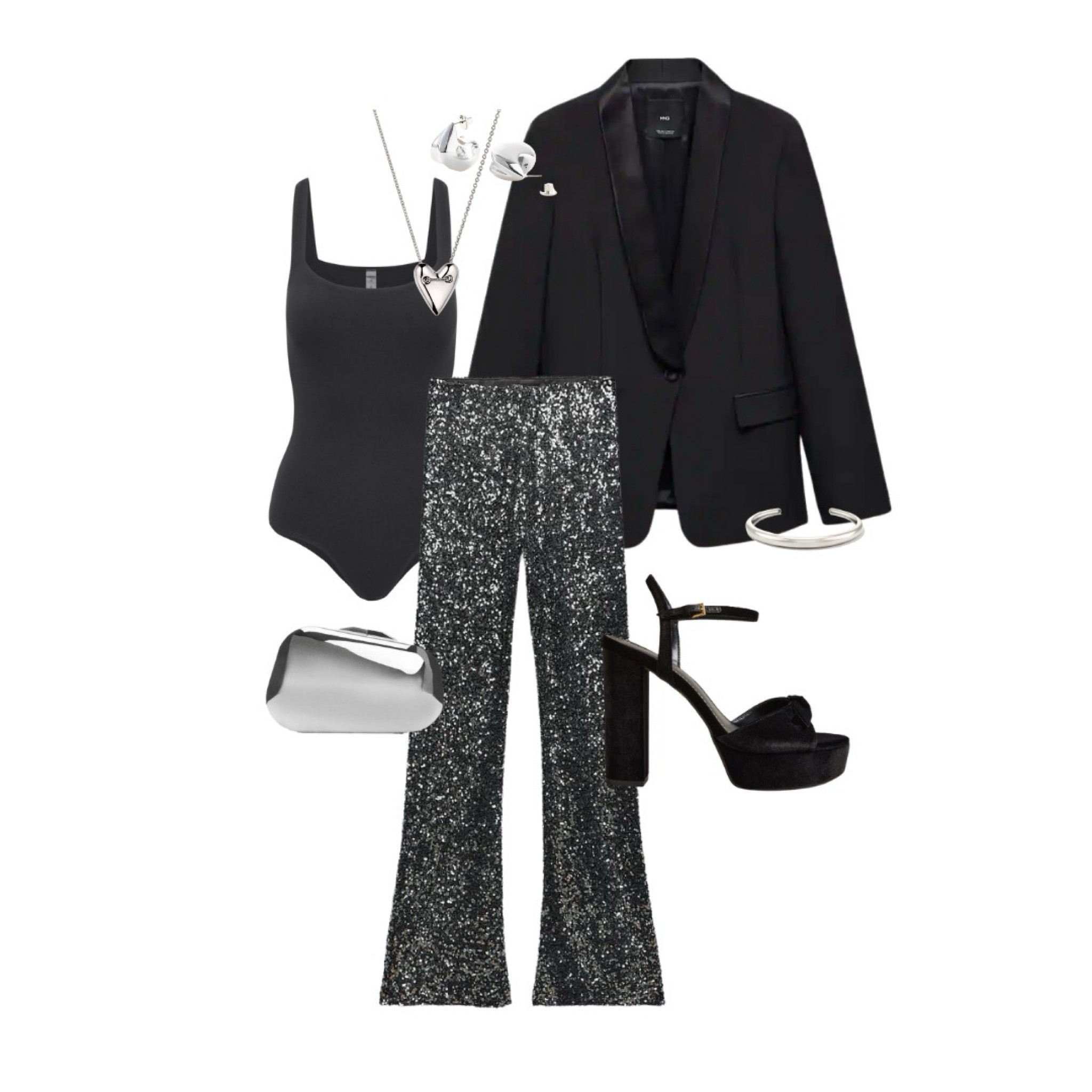 Tuxedo blazer pair with sequin pants for a festive celebration 🎉🎄

#LTKGiftGuide #LTKSeasonal #LTKHoliday