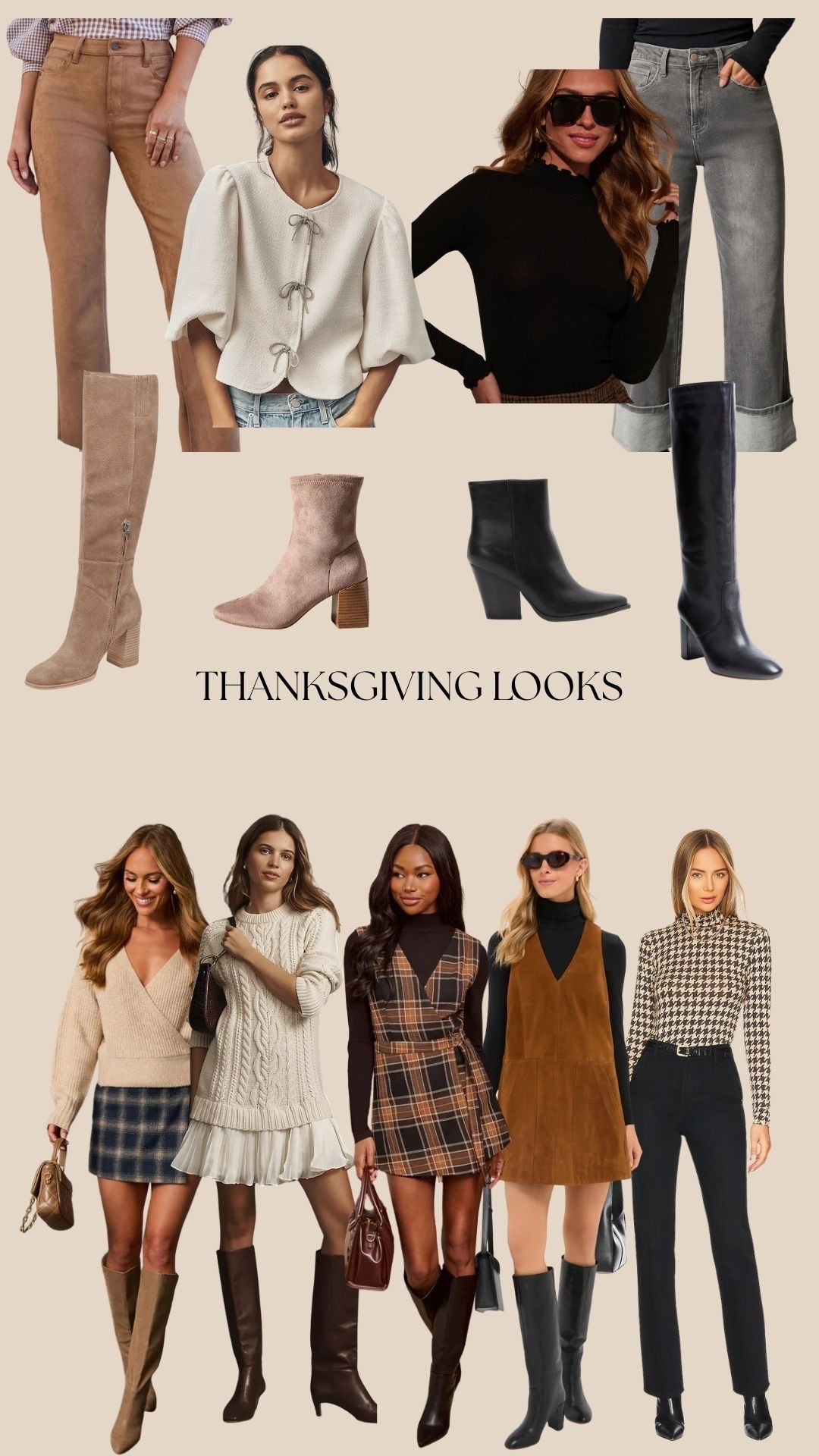 Some Thanksgiving looks I can’t decide on! Someone help me! 🦃 #LTKThanksgiving 

#LTKStyleTip #LTKTall #LTKSeasonal #LTKootd #LTKHoliday