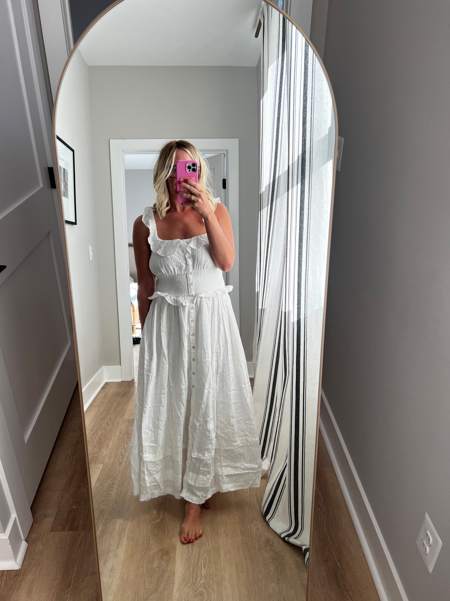 Ruffle Smocked #anthro

#LTKFindsUnder50 #LTKFindsUnder100 #LTKFallSale