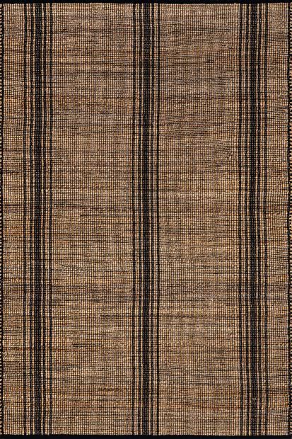 Natural Hayes Striped Braided Jute Area Rug | Rugs USA