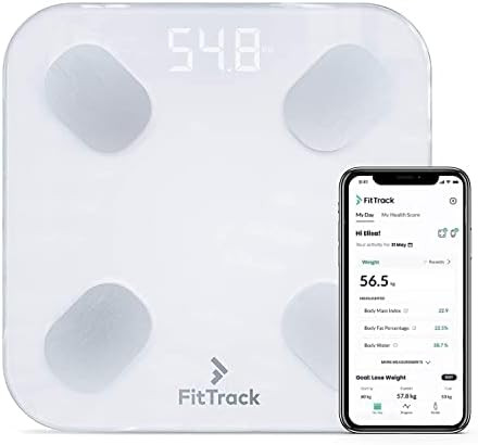 FitTrack Dara Smart BMI Digital Scale - Measure Weight and Body Fat - Most Accurate Bluetooth Gla... | Amazon (US)