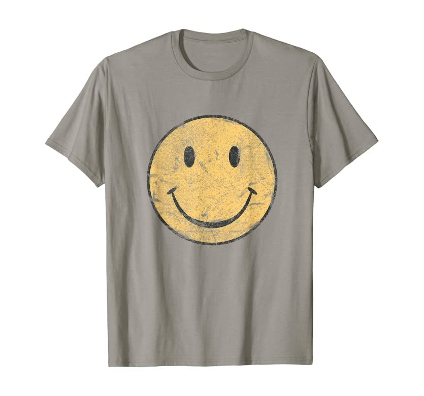 Vintage SMILE FACE | 70's Vibe | Yellow Smile T-Shirt | Amazon (US)