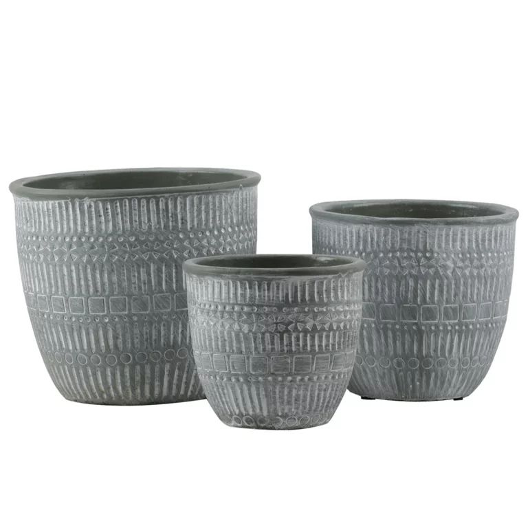 Urban Trends Collection: Cement Pot Painted Finish | Walmart (US)