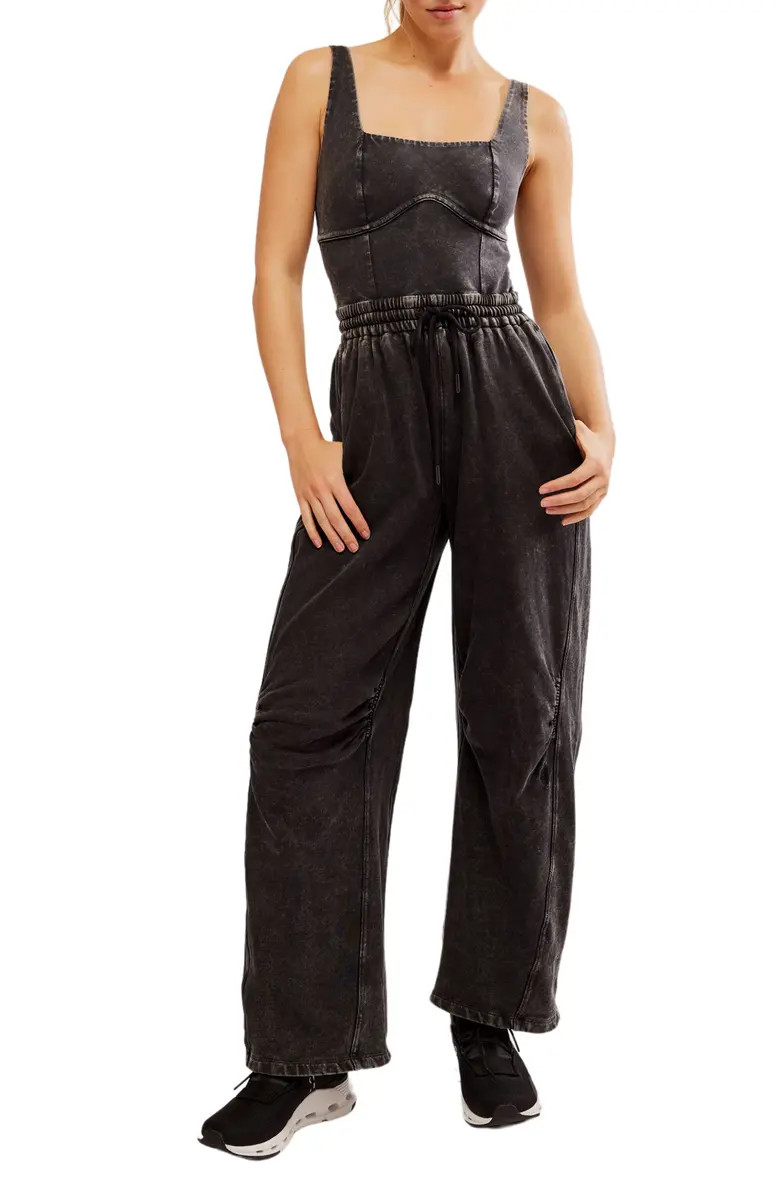 Free People FP Movement Inbound Stretch Cotton Jumpsuit | Nordstrom | Nordstrom