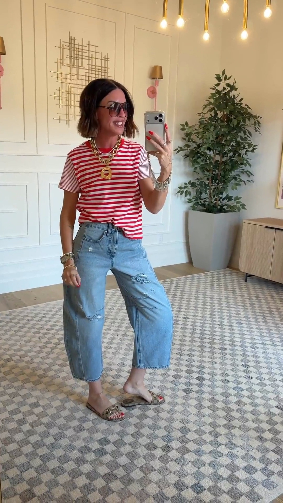 Walmart barrel leg denim - size 4
Shirt - size S
Shoes - run tts 



#LTKSeasonal #LTKootd #LTKmomlife