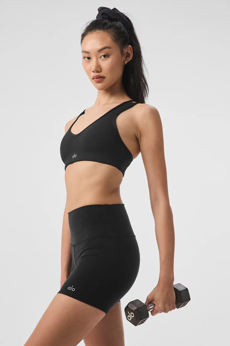 5" Airbrush High-Waist Biker Short | Alo Yoga (US)