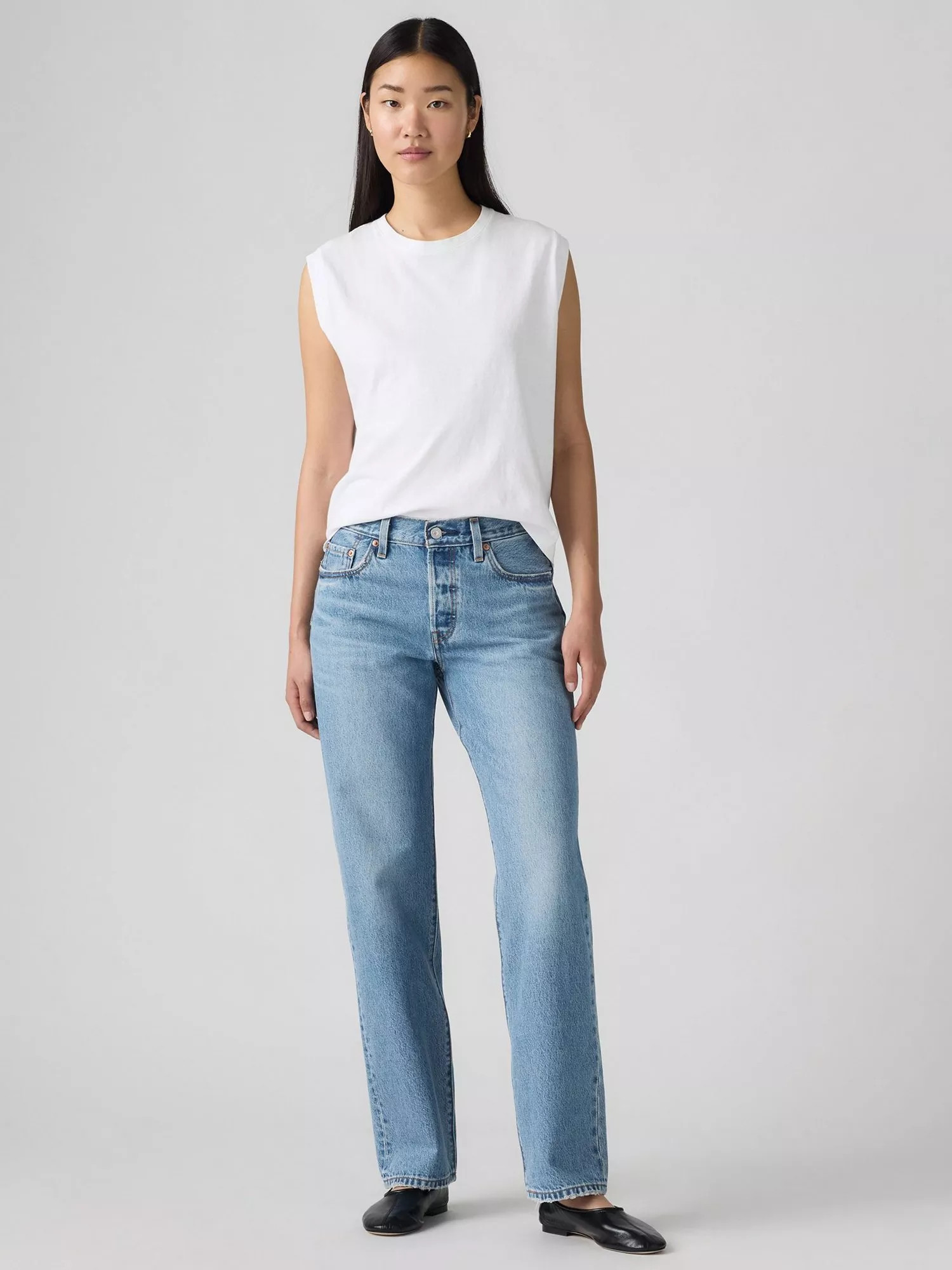 Levi's 501 90's Mid Rise Straight Jeans | John Lewis (UK)