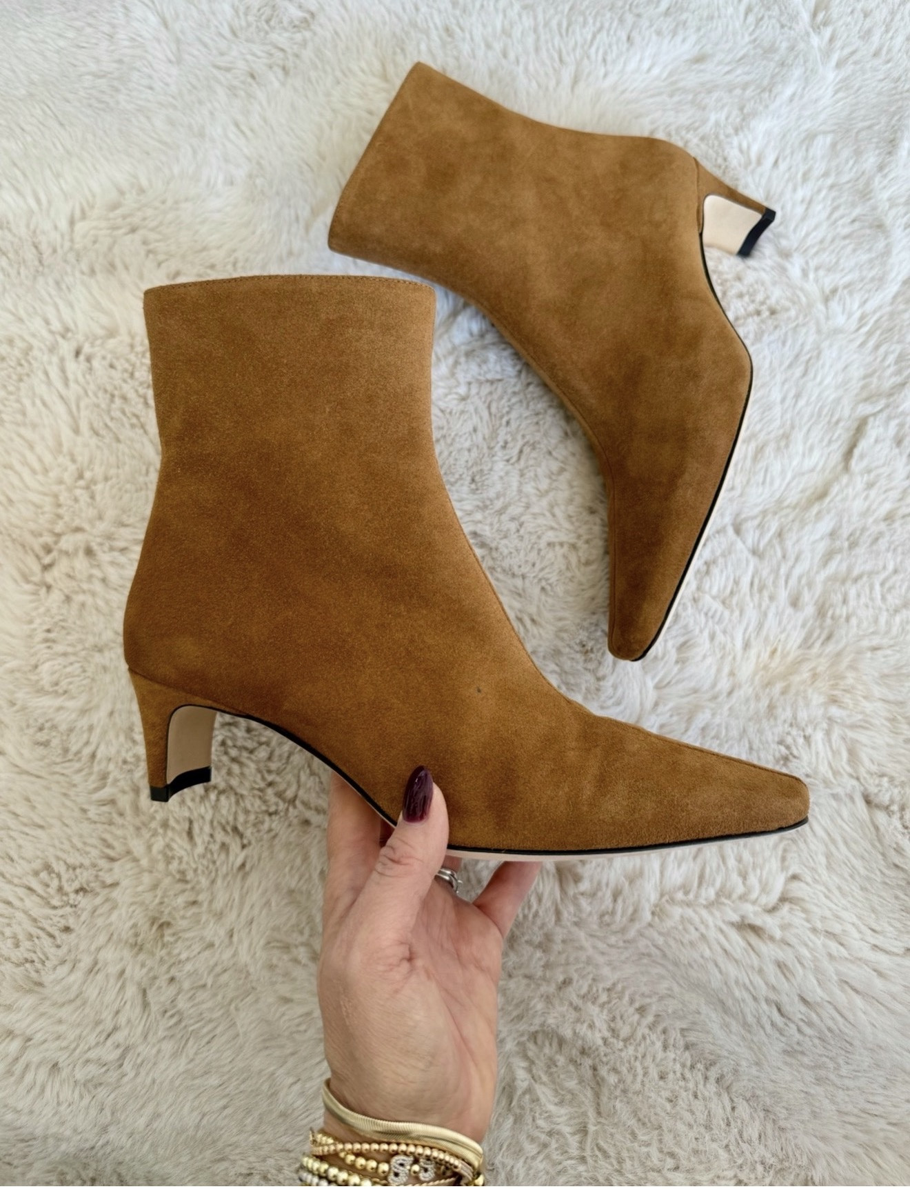 Suede boots feel strong when they hold shape—this fit keeps them ready for movement! LTKootd