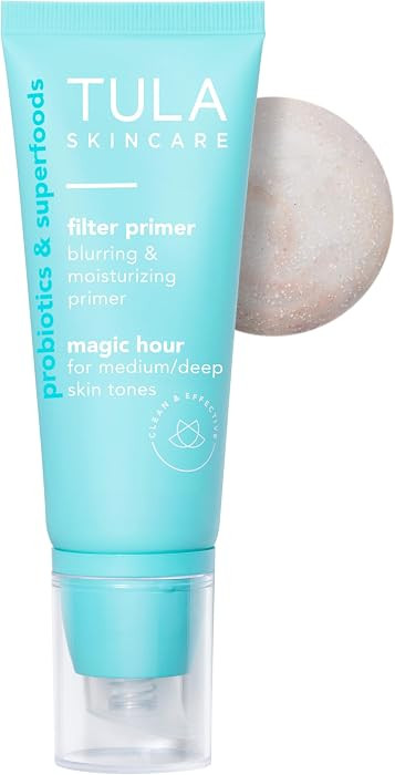 TULA Skincare Filter Primer, Blurring & Moisturizing Face Primer for Redness & Uneven Tone with P... | Amazon (US)