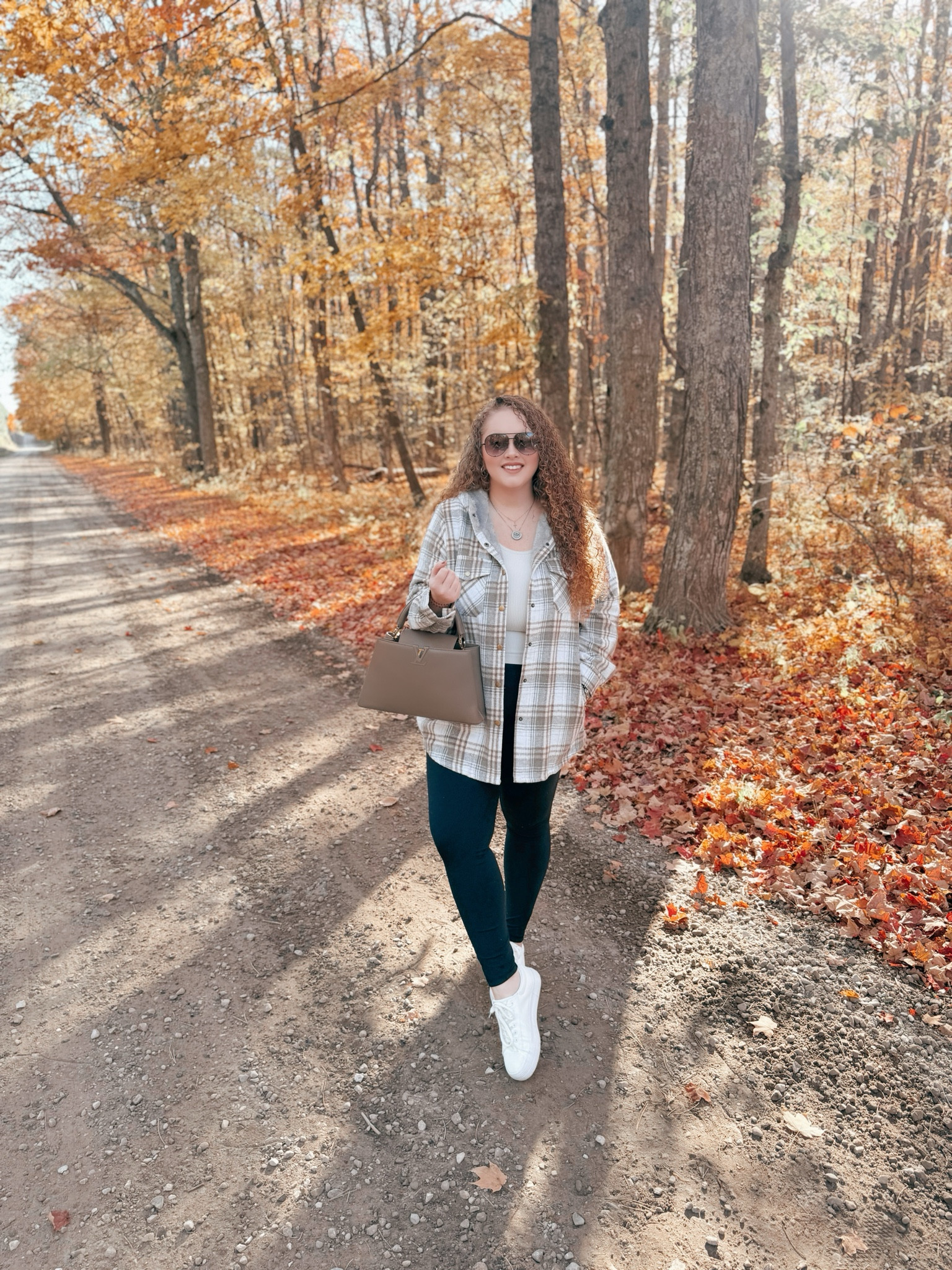 This jacket is so warm 🤎amazon jacket | amazon plaid jacket | amazon fall jacket | fall outfit  | sneakers | amazon sneakers | white platform sneakers | leggings | amazon leggings | amazon lululemon leggings dupe | tank top | amazon tank top | amazon fall outfit | casual fall outfit | amazon fall casual outfit | amazon fashion | amazon finds | amazon look | amazon outfit | fall outfit | fall look | fall fashion | fall finds | fall outfit inspo | fall fashion inspo | fall 2024 

#LTKStyleTip #LTKMidsize #LTKSeasonal