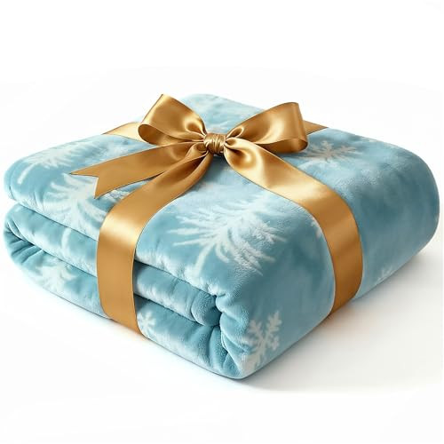 Ultra Soft Fleece Blanket Throw Size - Christmas Flannel Fleece Luxury Throw Blanket - Lightweight Throw for Couch, Bed, Chair - Warm & Breathable - Cozy Microplush Bedding - Christmas Snowflakes | Amazon (US)