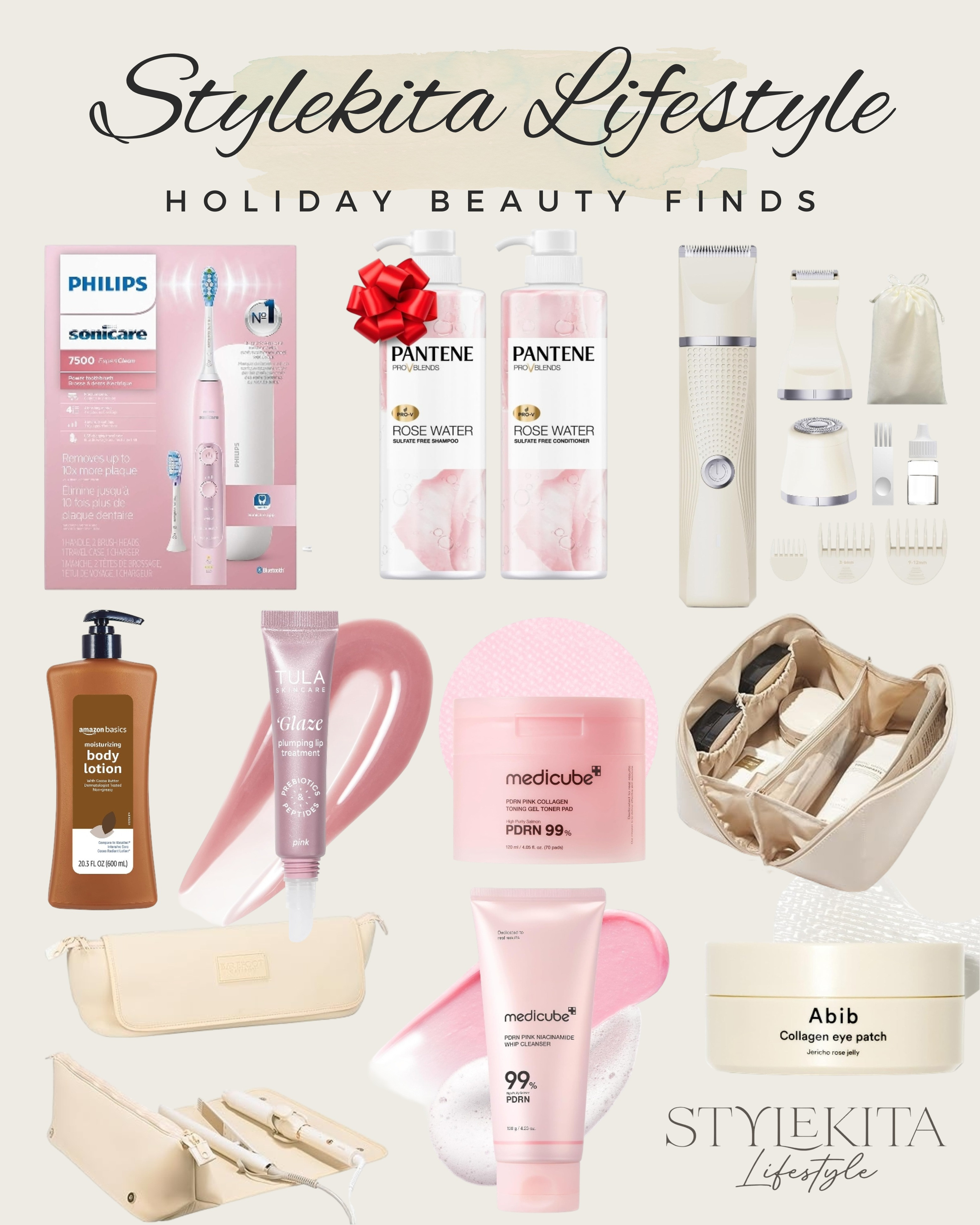 Make your holiday glam effortless with these top-rated beauty finds. From viral skincare to must-have makeup palettes, these are the season’s absolute essentials for gifting or treating yourself. Tap to shop my favorite holiday beauty picks! #HolidayBeauty #BeautyFinds #GiftIdeas 

 #LTKselfcare #LTKSaleAlert #LTKBeauty