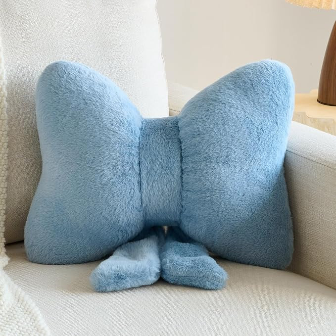 Xuyier Bow Pillows, Bow Shaped Decorative Throw Pillows for Couch Bed, Aesthetic Cute Home Decor ... | Amazon (US)