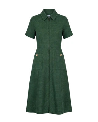FA26 Reanna Dress-Spruce | Cartolina