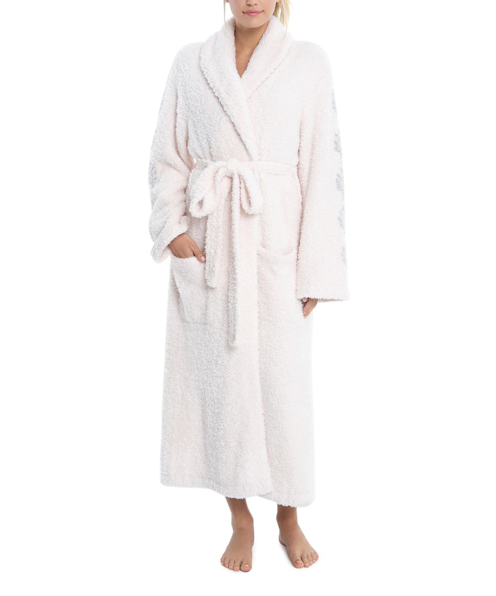 Barefoot Dreams Women's Bath Robes Pink - CozyChic Inspiration Robe ""Live with Love"" - Women | Zulily