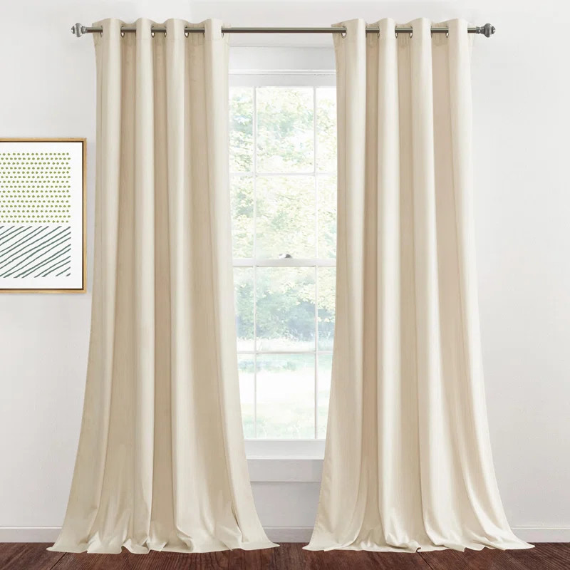 Mellany Velvet Blackout Curtain Panel Pair | Wayfair North America