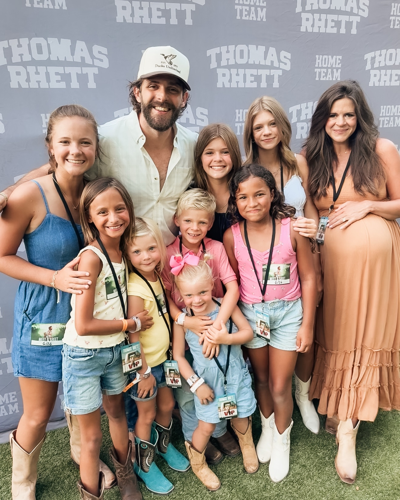 I loved this dress for the Thomas Rhett concert! So nice and cool and it’s not even maternity! 