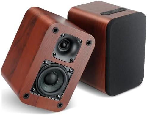 Powered Bluetooth Bookshelf Speakers, 40W Record Player Speakers with 2.75 Inch Woofer, Stereo Sp... | Amazon (US)