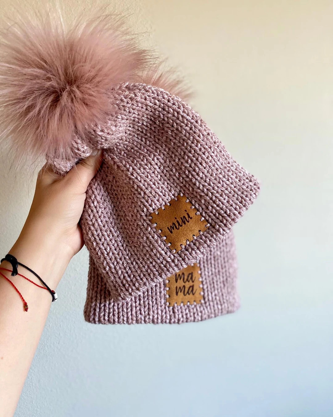 Mama + Mini Beanie set | Mommy and me beanie set | Matching beanie set | Etsy (US)